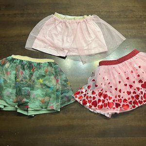3 2T Girls Tutu skirts.  All in like new condition.